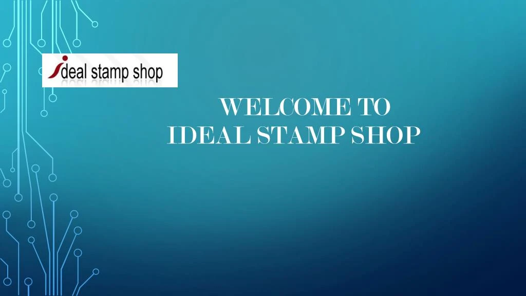 welcome to ideal stamp shop