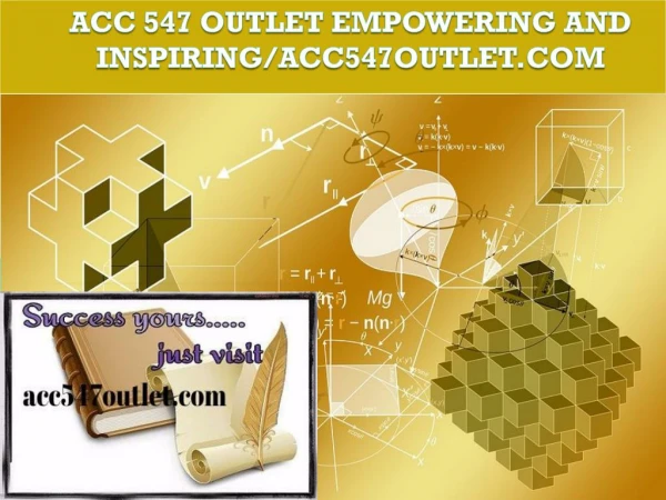 ACC 547 OUTLET Empowering and Inspiring/acc547outlet.com