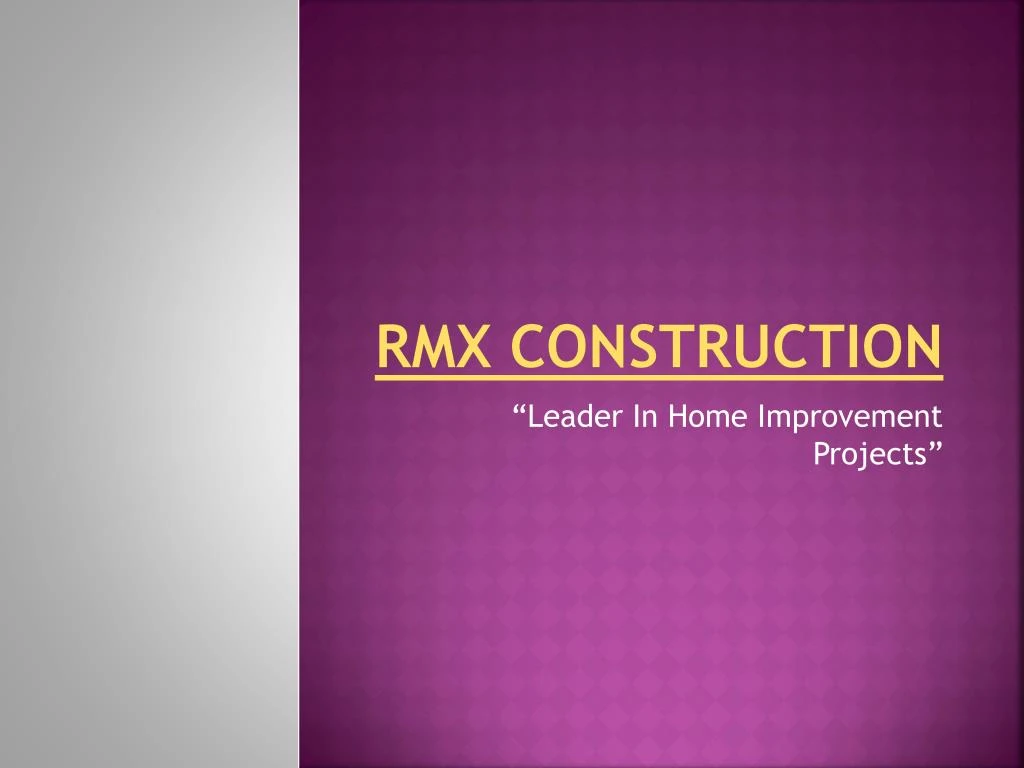 rmx construction