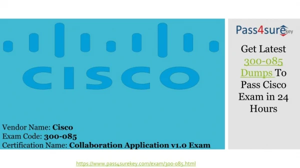 CCNP Cisco 300-085 Dumps 2017 - Real Exam Question