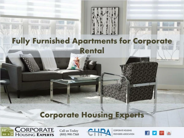 Fully Furnished apartments for Corporate Rentals | Corporate Housing Experts