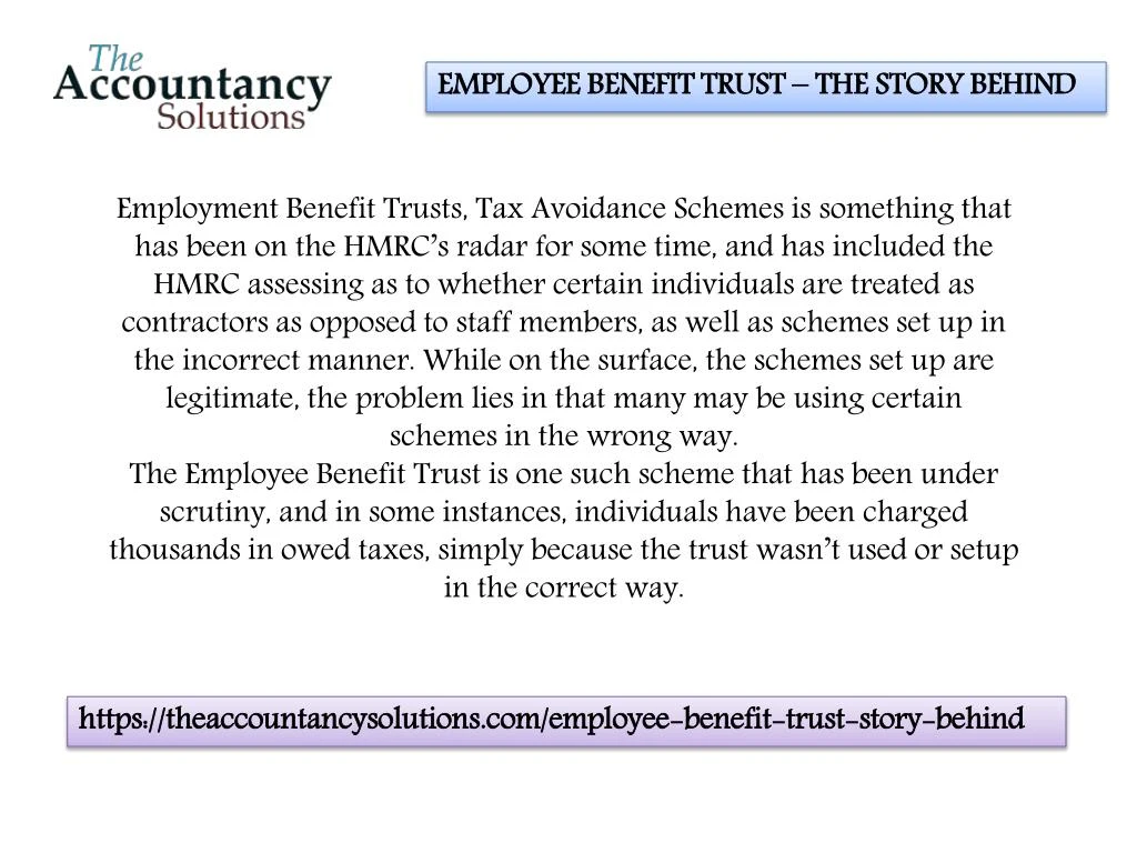employee benefit trust the story behind