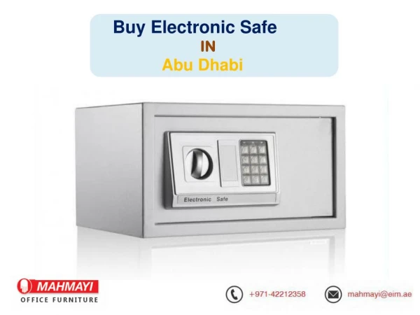 Buy Electronic Safe Abu Dhabi