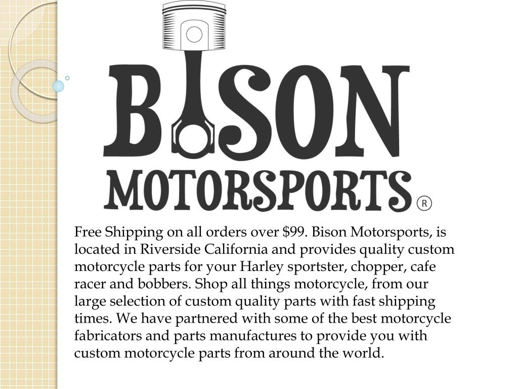 free shipping on all orders over 99 bison