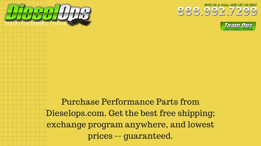 purchase performance parts from dieselops