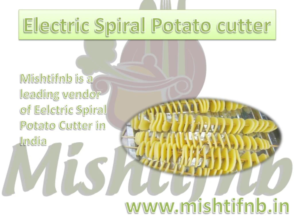 electric spiral potato cutter