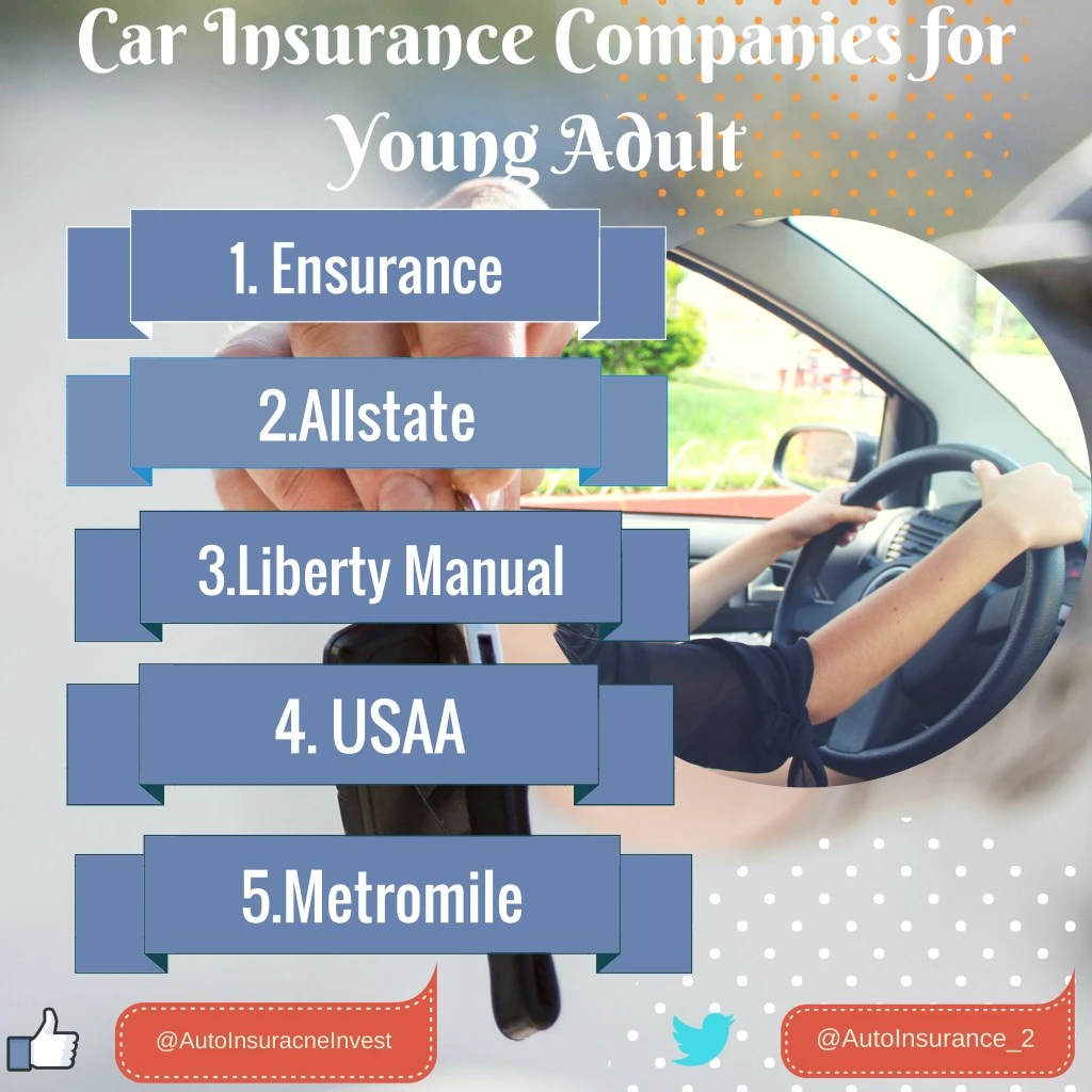 car insurance companies for young adult