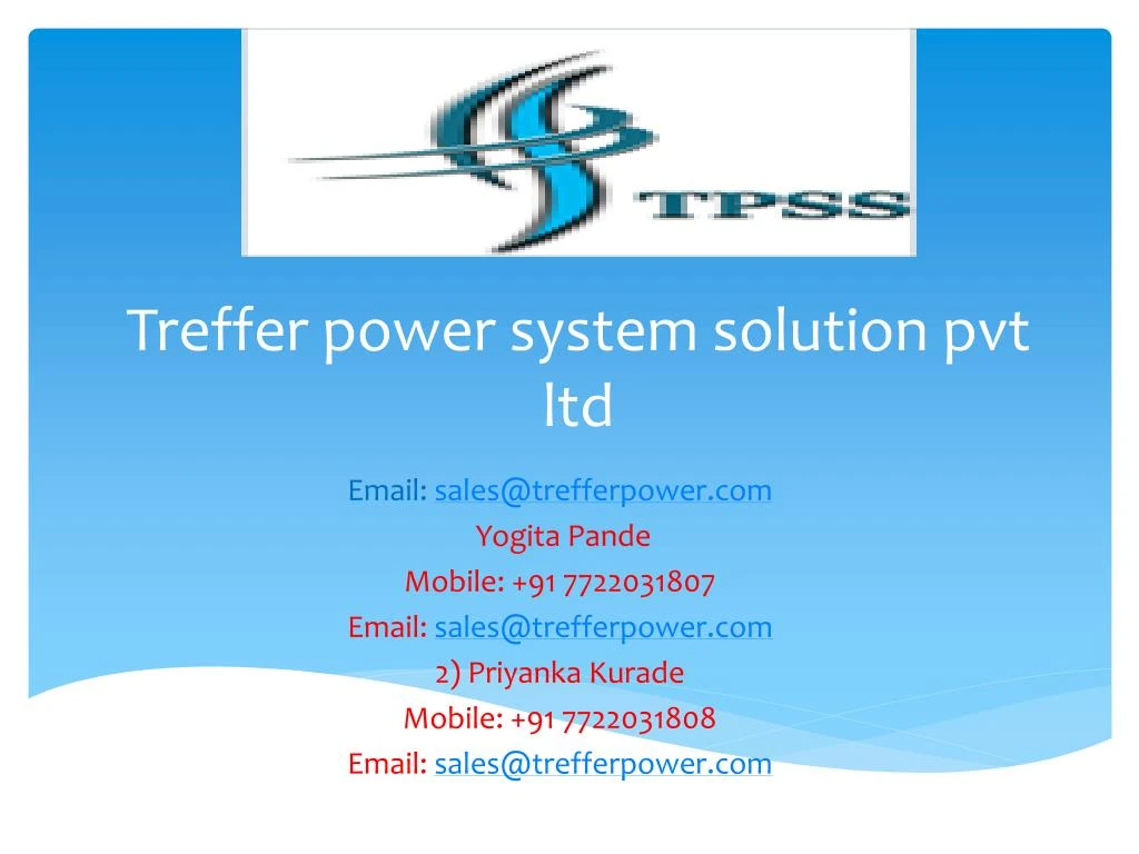treffer power system solution pvt ltd