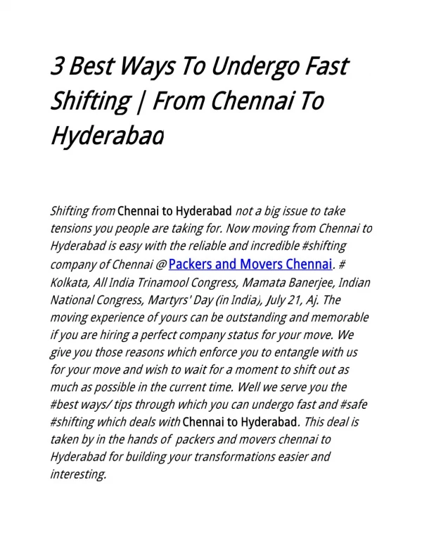 packers and movers chennai