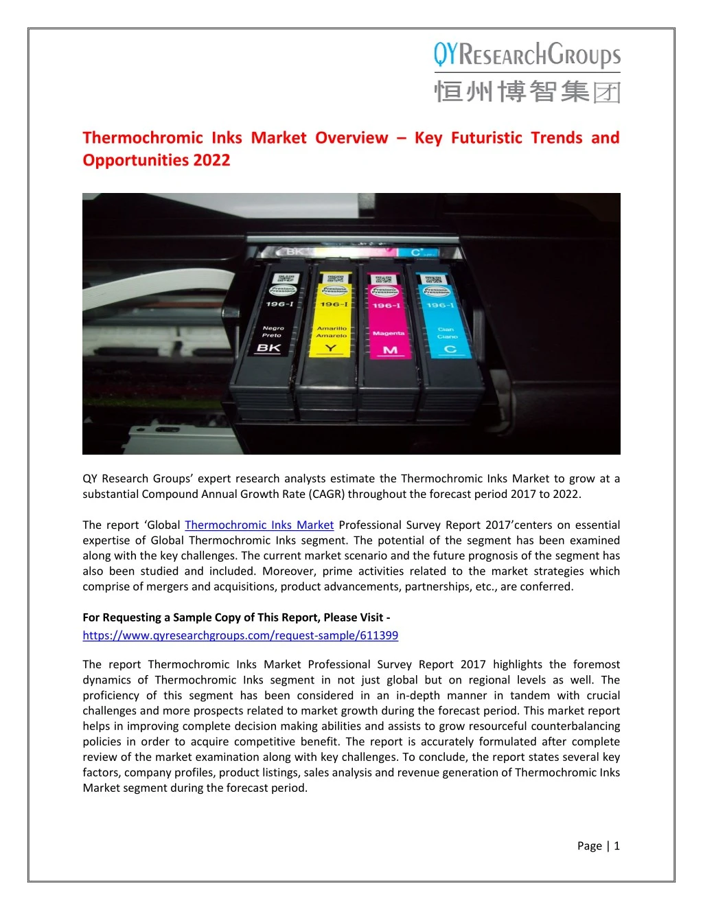 thermochromic inks market overview key futuristic