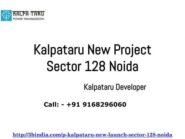 Kalpataru New Project Sector 128 Noida - New Project Noida