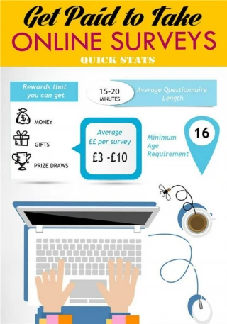 Get Paid To Take Online Surveys - slide 1