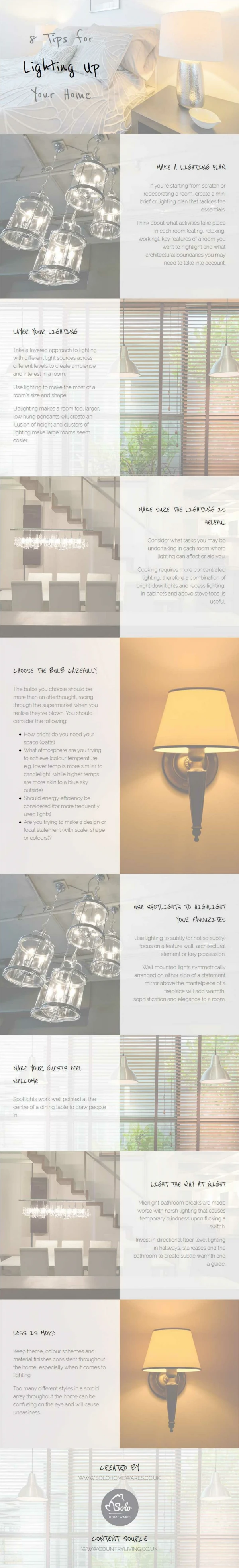 8 Tips for Lighting Up Your Home
