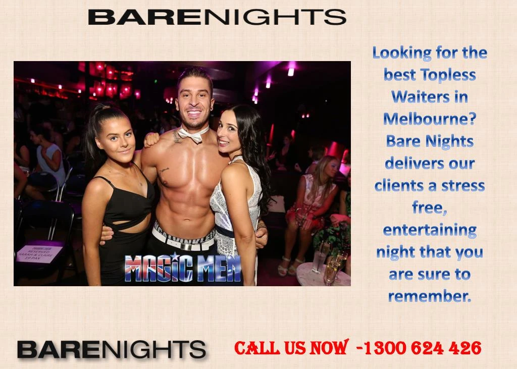 looking for the best topless waiters in melbourne