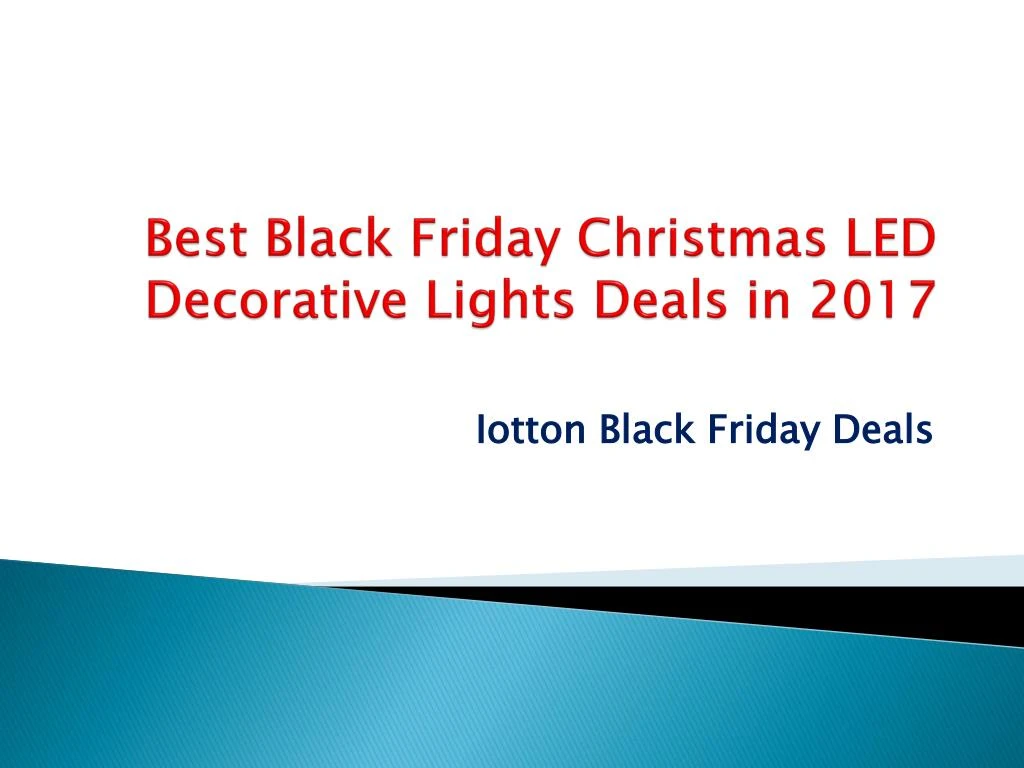 best black friday christmas led decorative lights deals in 2017