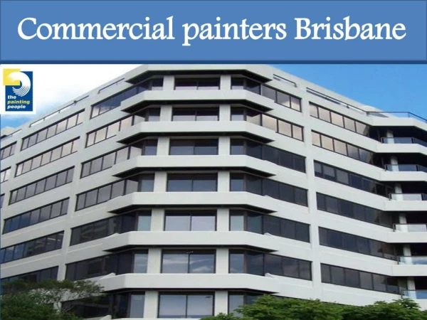 Commercial painters Brisbane