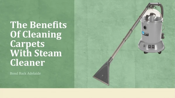 The Benefits Of Cleaning Carpets With Steam Cleaner