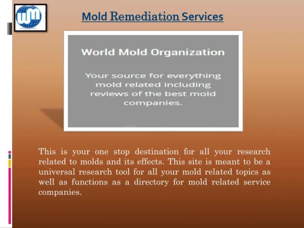 Mold articles