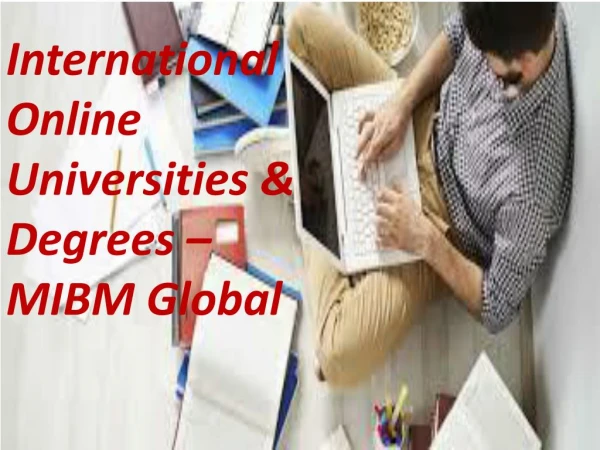international online universities degrees mibm