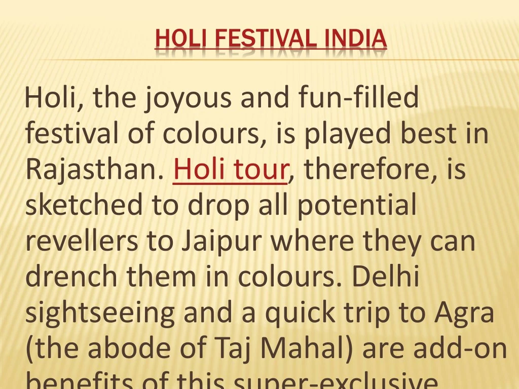 holi festival india