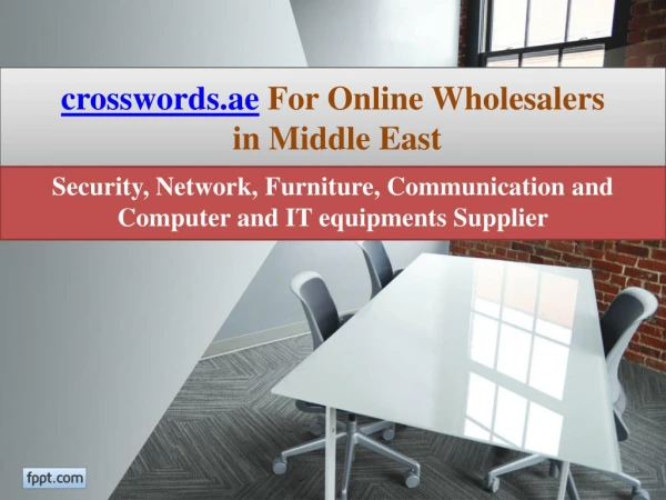 Electronics and IT Equipments Distributors in UAE-crossword.ae