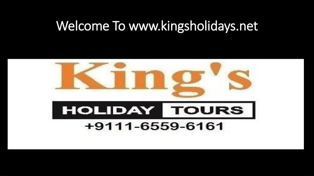 welcome to www kingsholidays net