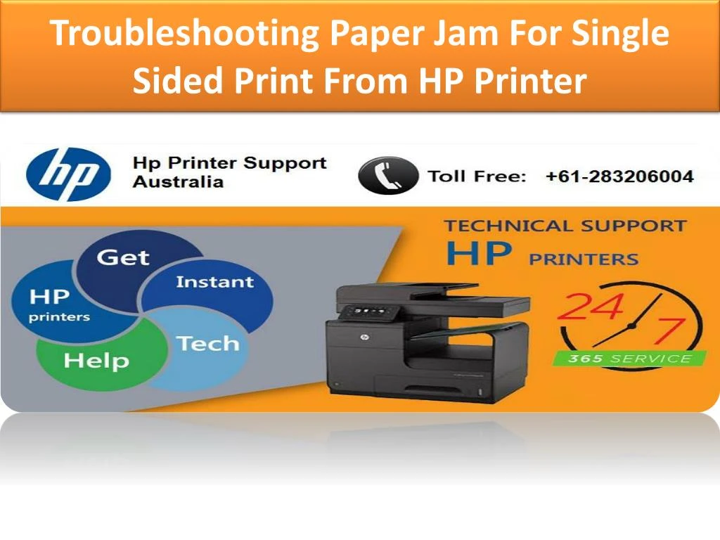 troubleshooting paper jam for single sided print from hp printer