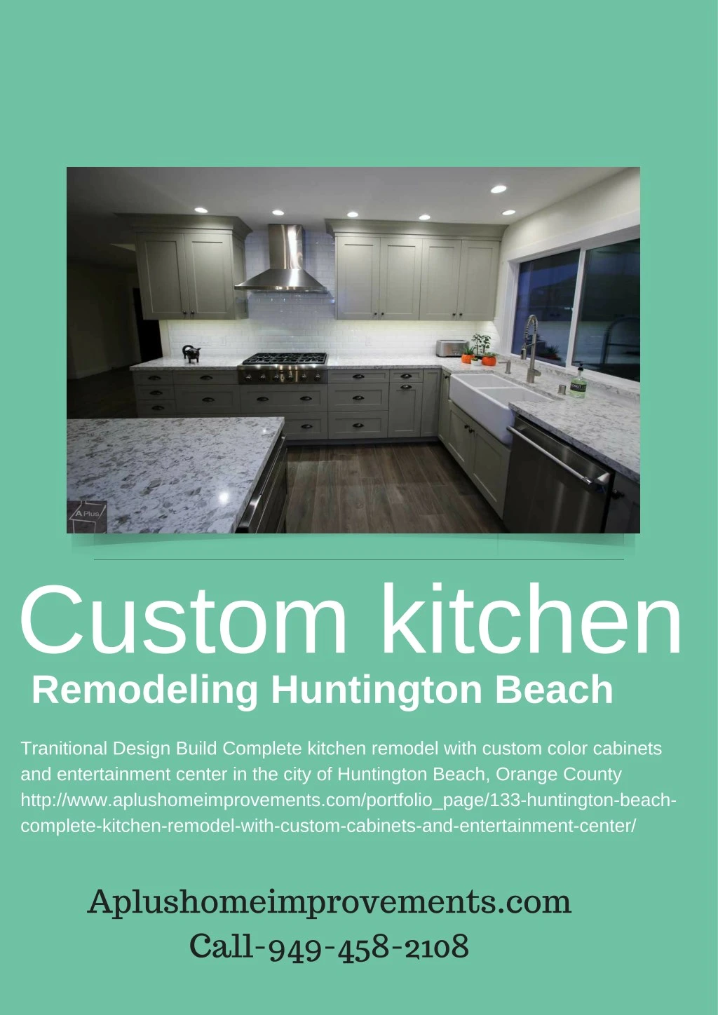 custom kitchen remodeling huntington beach