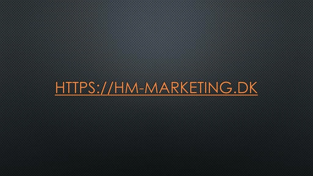 https hm marketing dk