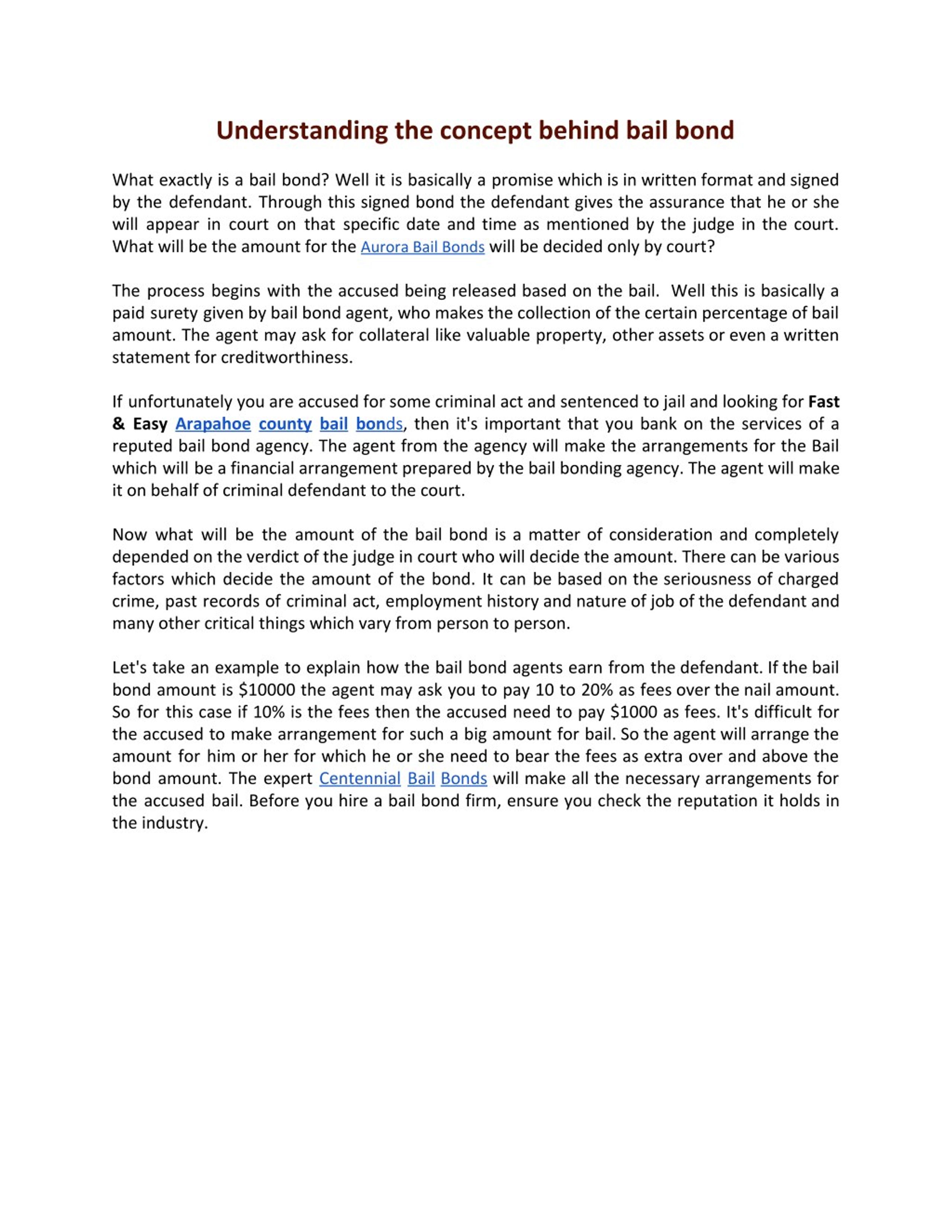 PPT - Understanding the concept behind bail bond PowerPoint ...