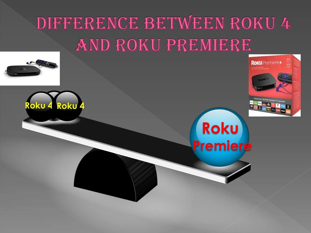difference between roku 4 and roku premiere