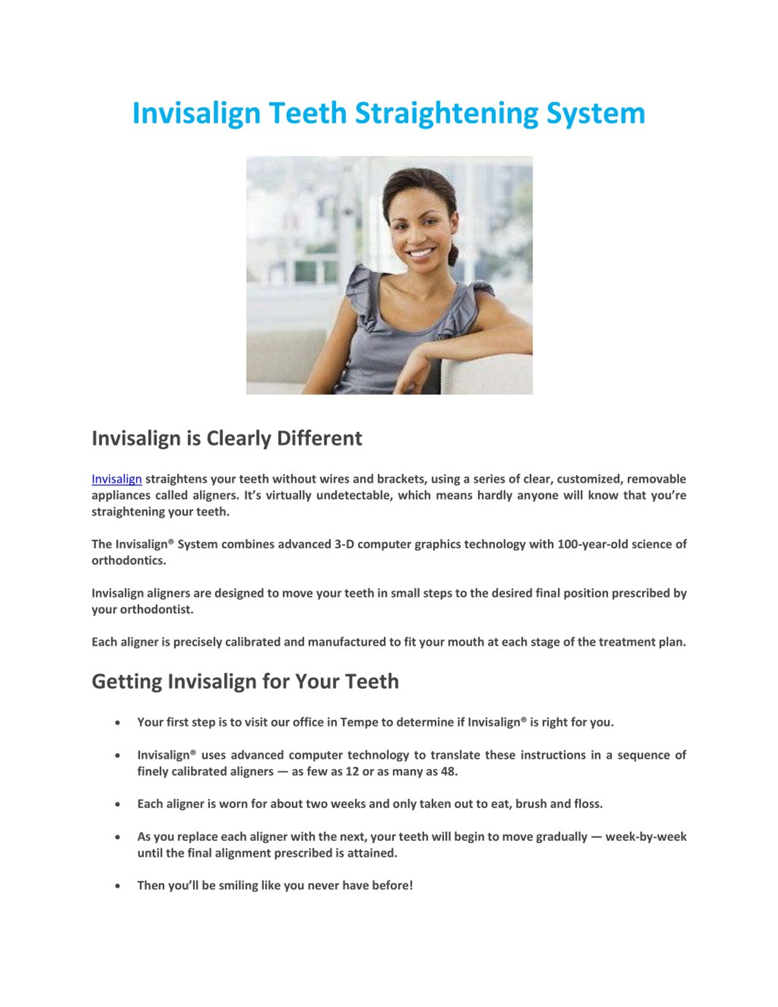 PPT - Invisalign Teeth Straightening System PowerPoint Presentation ...