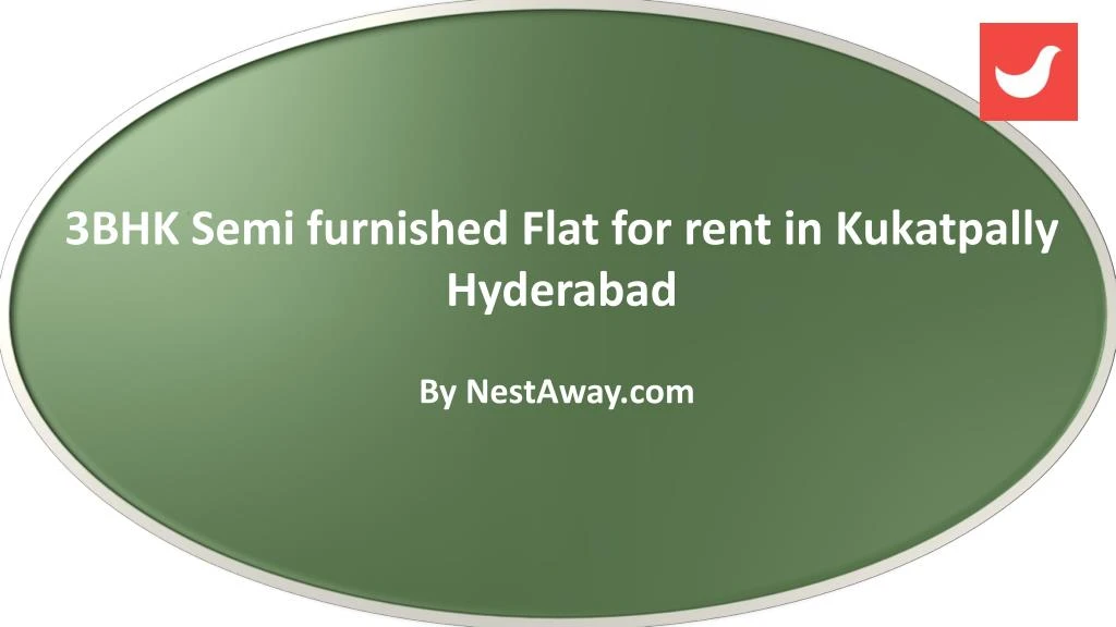 3bhk semi furnished flat for rent in kukatpally