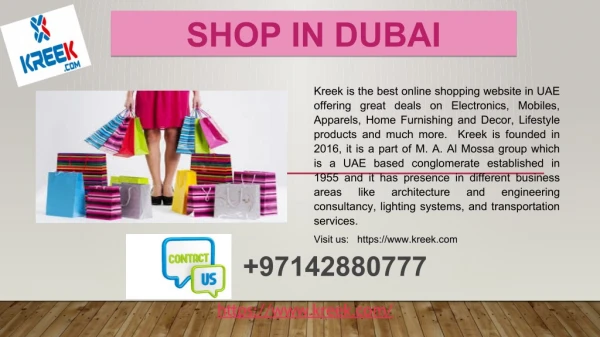 shop in Dubai