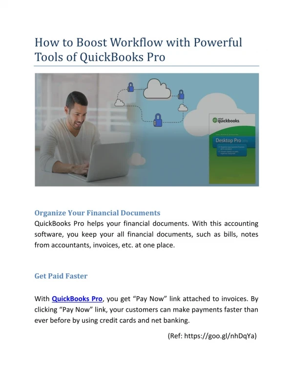 How to Boost Workflow with Powerful Tools of QuickBooks Pro
