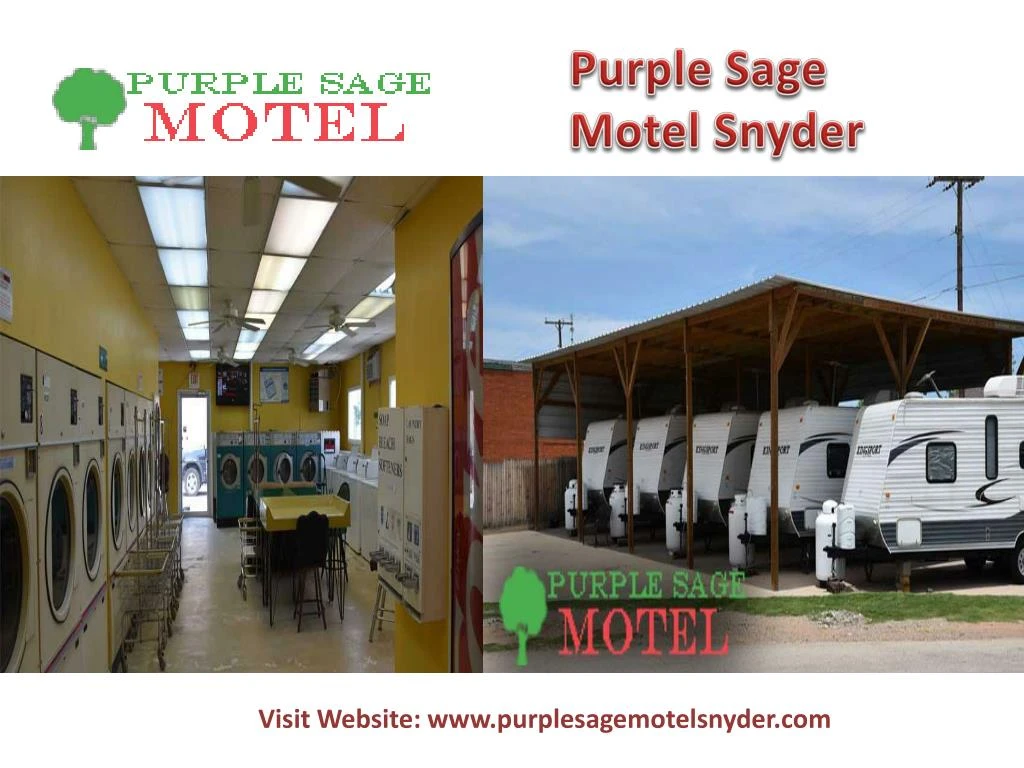 purple sage motel snyder