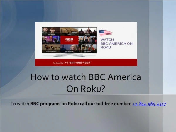 How to watch bbc america on roku?