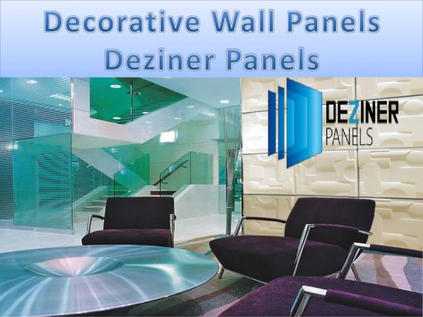 Decorative Wall Panels-Deziner Panels