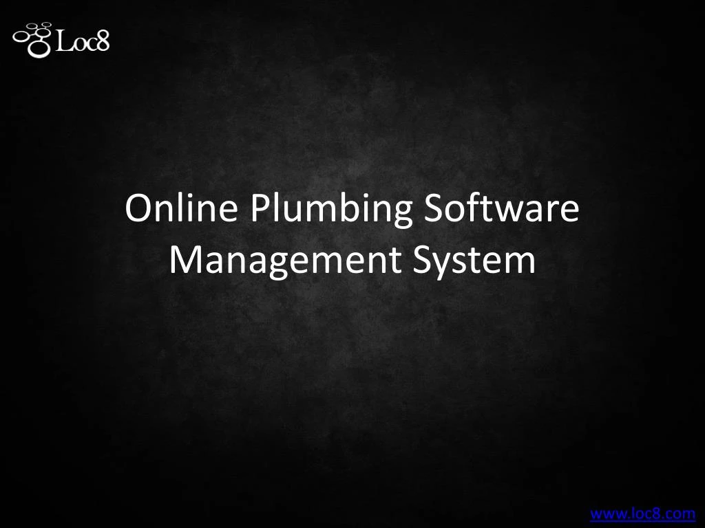 online plumbing software management system