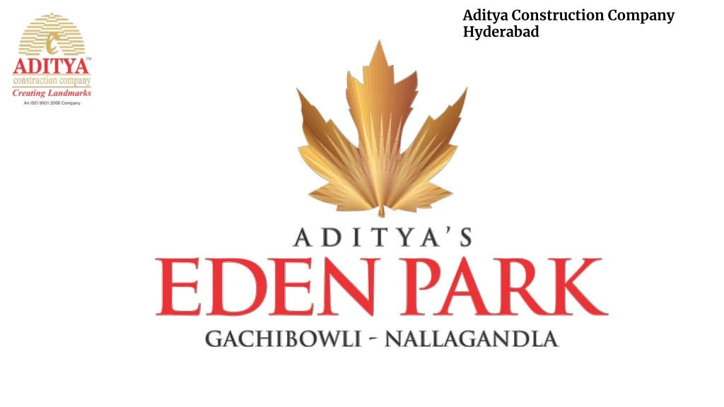 aditya construction company hyderabad