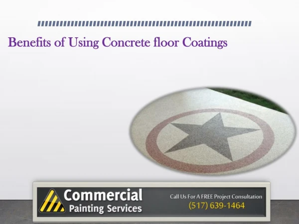 Benefits of Using Concrete floor Coatings