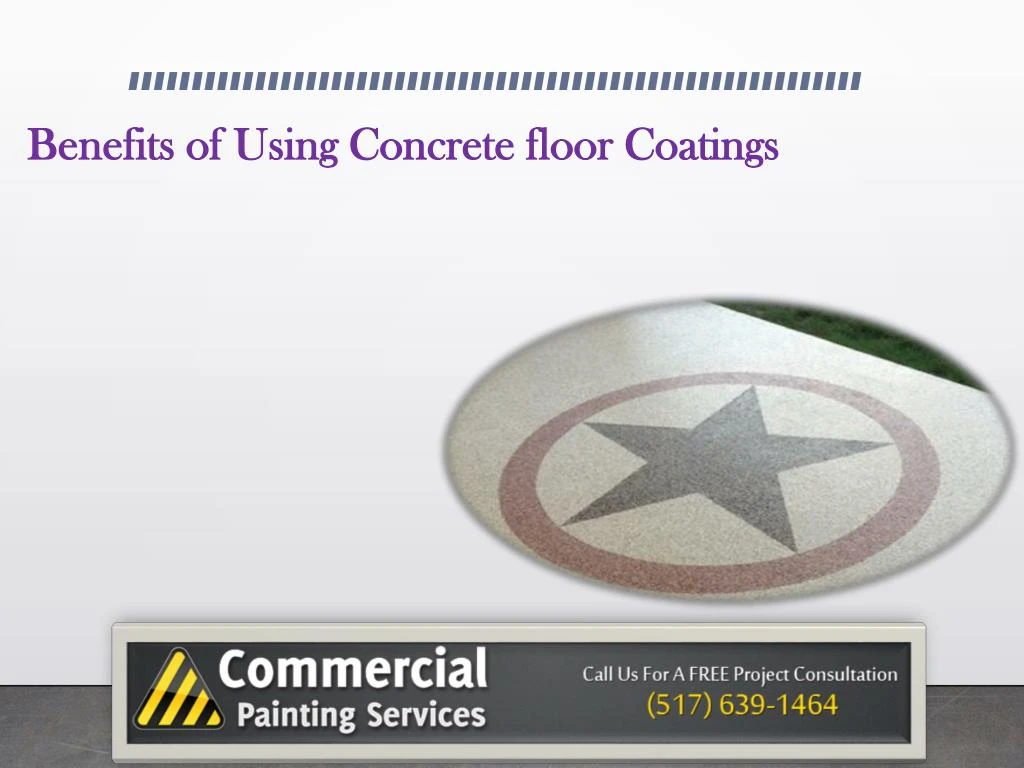 benefits of using concrete floor coatings