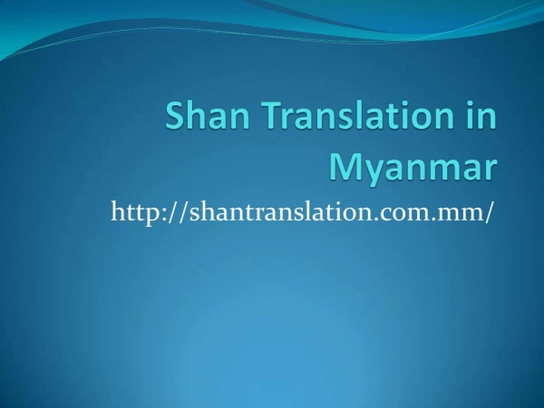 Contact Shantranslation for Quality Project Management