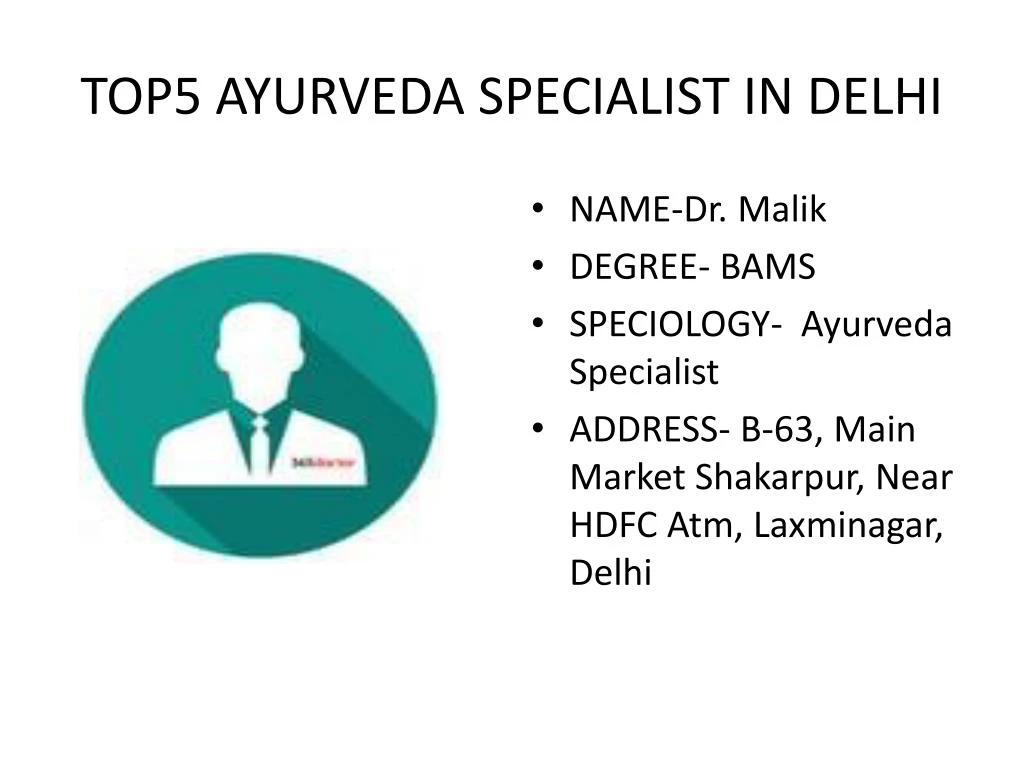 top5 ayurveda specialist in delhi