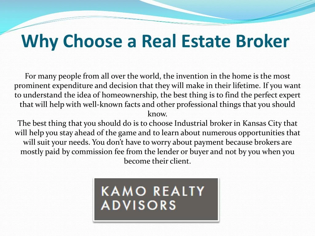 why choose a real estate broker