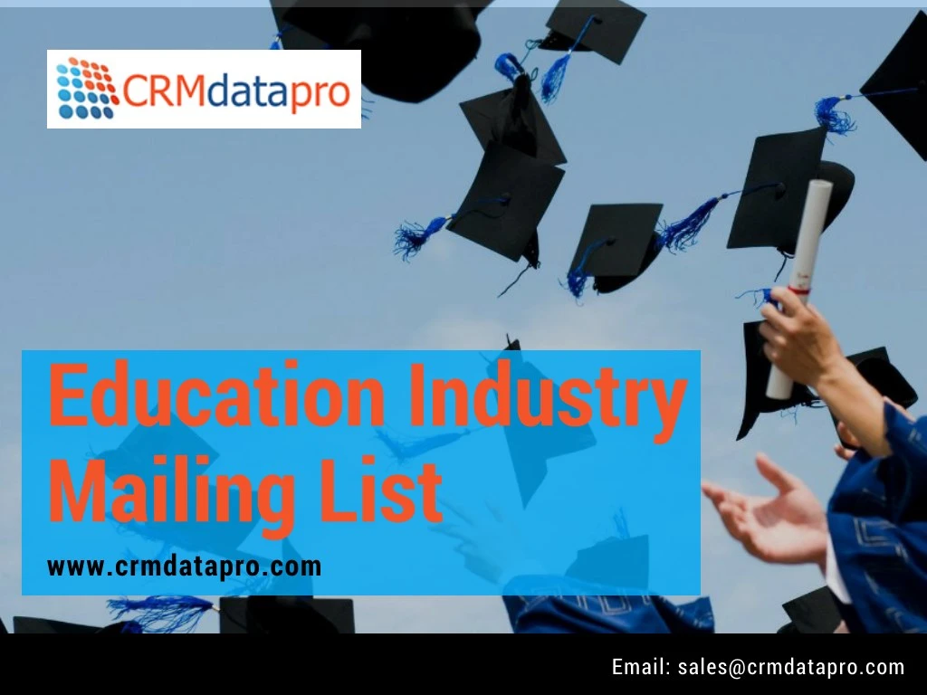 education industry mailing list www crmdatapro com