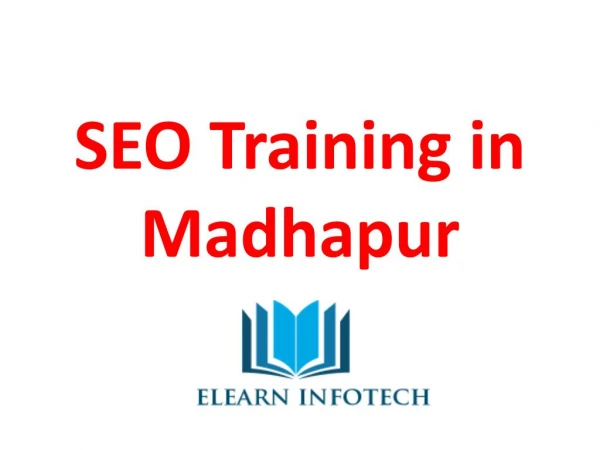 SEO Training in Madhapur | SEO Coaching Classes in Madhapur