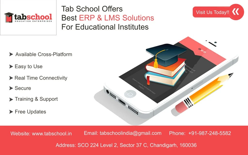 tab school offers best erp lms solutions