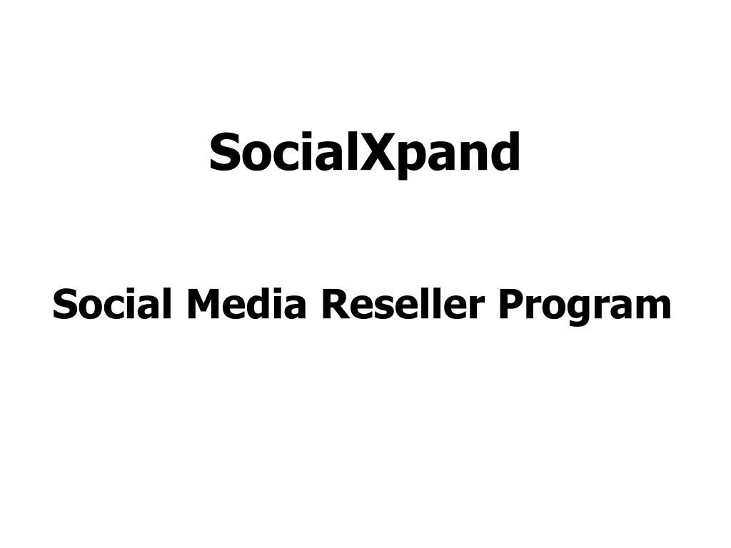 social media reseller program