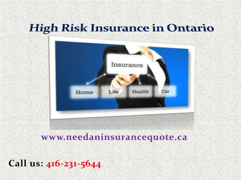 high risk insurance in ontario